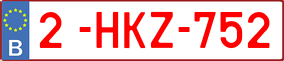 Truck License Plate